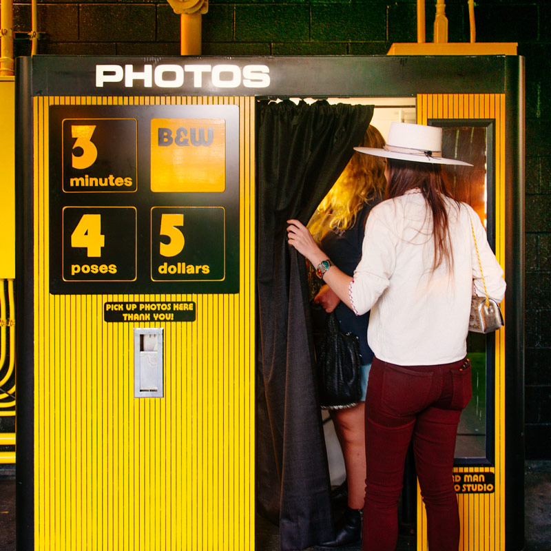 The Blue Room photo booth